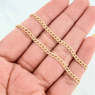 Cadena Cubana | Oro Amarillo 18K | 5.1 g | 51 cm | 3.2 mm