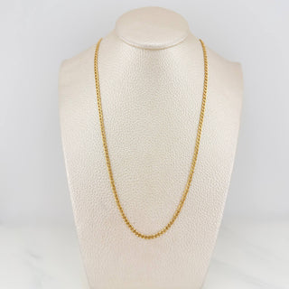 Cadena Cubana | Oro Amarillo 18K | 5.1 g | 51 cm | 3.2 mm