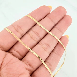 Cadena Espejo | Oro Amarillo 18K | 2.55 g | 45.3 cm | 1.45 mm