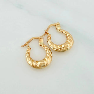 Candongas Mirilla | Oro Amarillo 18K | 1.1 g | 1.05 cm
