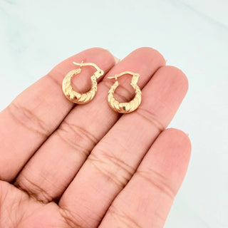 Candongas Mirilla | Oro Amarillo 18K | 1.1 g | 1.05 cm