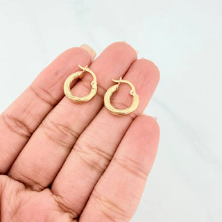 Candongas Mary | Oro Amarillo 18K | 1.25 g | 1.03 cm