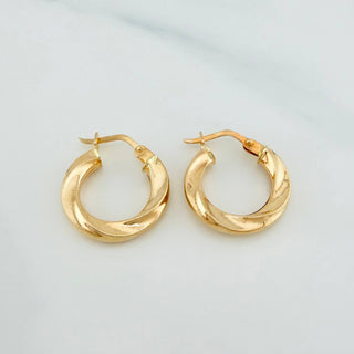 Candongas Martina | Oro Amarillo 18K | 1.75 g | 1.07 cm