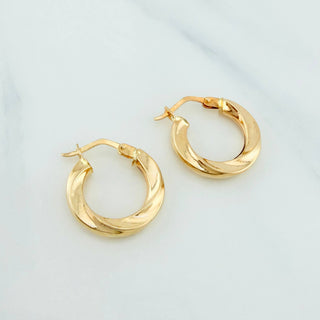 Candongas Martina | Oro Amarillo 18K | 1.75 g | 1.07 cm
