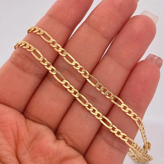 Cadena Figaro | Oro Amarillo 18K | 5.4gr | 60.8cm | 3.07mm