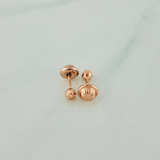 Topos Bola | Oro Rosa 18K | 0.6 g | 3 mm