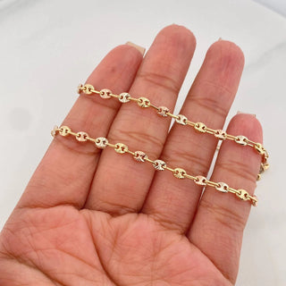 Cadena Gc | Tres Oros 18K | 8.35 g | 51.5 cm | 2.3 mm