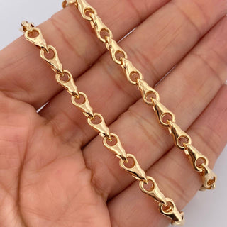 Cadena Espiga Rustica | Oro Amarillo 18K | 9.4 g | 48 cm | 4.35 mm