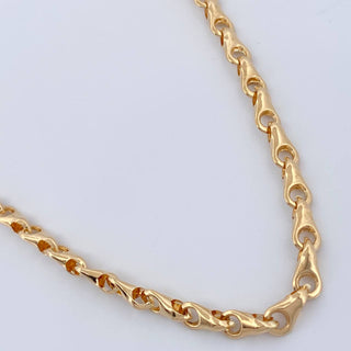 Cadena Espiga Rustica | Oro Amarillo 18K | 9.4 g | 48 cm | 4.35 mm