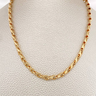 Cadena Espiga Rustica | Oro Amarillo 18K | 9.4 g | 48 cm | 4.35 mm
