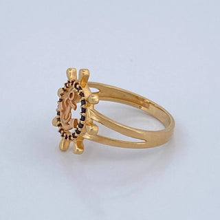Anillo Ancla Timon | Dos Oros Amarillo Rosa 18K | 2.75gr | T6 3/4