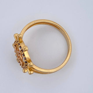 Anillo Ancla Timon | Dos Oros Amarillo Rosa 18K | 2.75gr | T6 3/4
