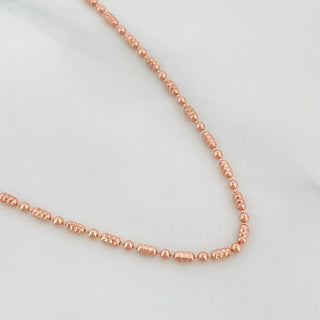 Cadena Morse | Oro Rosa 18K | 3.7 g | 40.05 cm | 0.7 mm