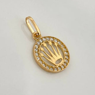 Dije Corona | Oro Amarillo 18K | 0.65 g | 1.9 cm
