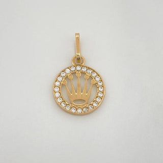 Dije Corona | Oro Amarillo 18K | 0.65 g | 1.9 cm