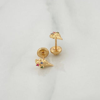 Topos Cono | Oro Amarillo 18K | 0.8 g | 2 mm
