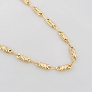 Cadena Rustica Tornillo | Oro Amarillo 18K | 6.55 g | 61 cm | 3.3 mm