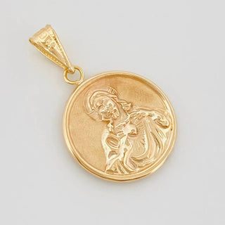 Dije Sagrado Corazón De Jesús | Oro Amarillo 18K | 1.4 g | 2.5 cm