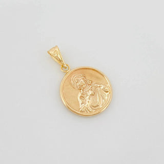 Dije Sagrado Corazón De Jesús | Oro Amarillo 18K | 1.4 g | 2.5 cm