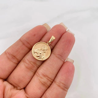 Dije Sagrado Corazón De Jesús | Oro Amarillo 18K | 1.4 g | 2.5 cm