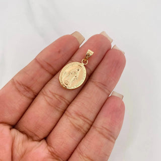 Dije Virgen De La Milagrosa | Oro Amarillo 18K | 1.05 g | 2.05 cm