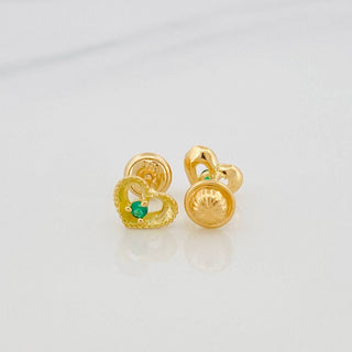 Topos Corazón | Oro Amarillo 18K | 1 g | 5.86 mm