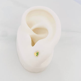 Topos Corazon Medio Destello | Oro Amarillo 18K | 0.6 g | 1.25 mm