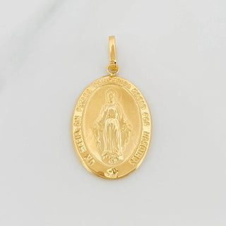 Dije Virgen Milagrosa | Oro Amarillo 18K | 3 g | 4.2 cm