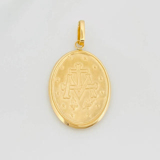 Dije Virgen Milagrosa | Oro Amarillo 18K | 3 g | 4.2 cm