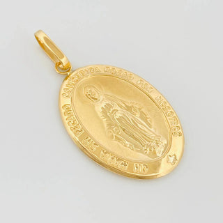 Dije Virgen Milagrosa | Oro Amarillo 18K | 3 g | 4.2 cm