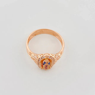 Anillo Virgen De Guadalupe | Oro Rosa 18K | 3.7 g | T9