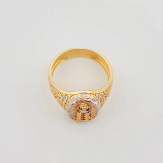 Anillo Virgen De Guadalupe | Tres Oros 18K | 4.55 g | T7