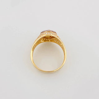Anillo Virgen De Guadalupe | Tres Oros 18K | 4.55 g | T7