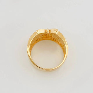 Anillo San Miguel Arcángel | Tres Oros 18K | 8.55 g | T9 1/2