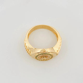 Anillo Correa Corona | Oro Amarillo 18K | 7.7 g | T10