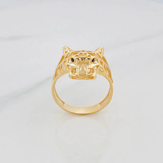 Anillo Pantera | Oro Amarillo 18K | 3.95 g | T 8 1/2