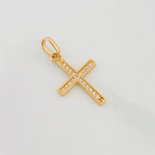 Dije Cruz | Oro Amarillo 18K | 1 g | 2 cm