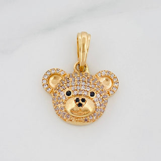 Dije Rostro Oso | Oro Amarillo 18K | 2.95 g | 2.05 cm
