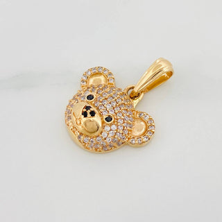 Dije Rostro Oso | Oro Amarillo 18K | 2.95 g | 2.05 cm