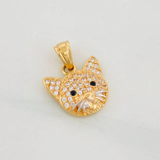 Dije Gato | Oro Amarillo 18K | 1.9 g | 2 cm