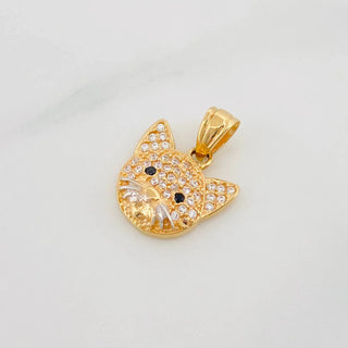 Dije Gato | Oro Amarillo 18K | 1.9 g | 2 cm