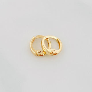 Candongas Carril | Oro Amarillo 18K | 0.6 g | 0.8 cm