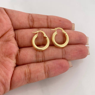 Candongas Tefi | Oro Amarillo 18K | 1.95 g | 1.08 cm