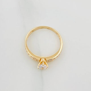 Anillo Solitario Churumbela | Oro Amarillo 18K | 1.85 g | T6