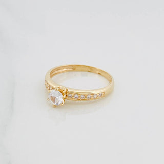 Anillo Solitario Churumbela | Oro Amarillo 18K | 1.85 g | T6