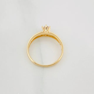 Anillo Solitario Churumbela | Oro Amarillo 18K | 1.85 g | T6