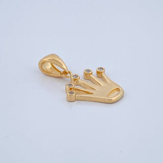 Dije Corona | Oro Amarillo 18K | 3.1 g | 2.7 cm