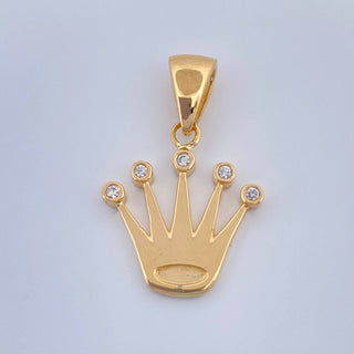 Dije Corona | Oro Amarillo 18K | 3.1 g | 2.7 cm