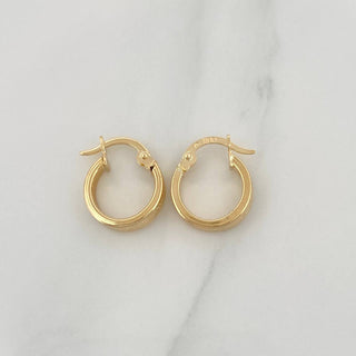 Candongas Tornillo | Oro Amarillo 18K | 1.25 g | 1.5 cm