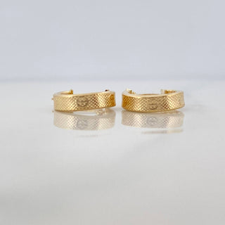Candongas Tornillo | Oro Amarillo 18K | 1.25 g | 1.5 cm